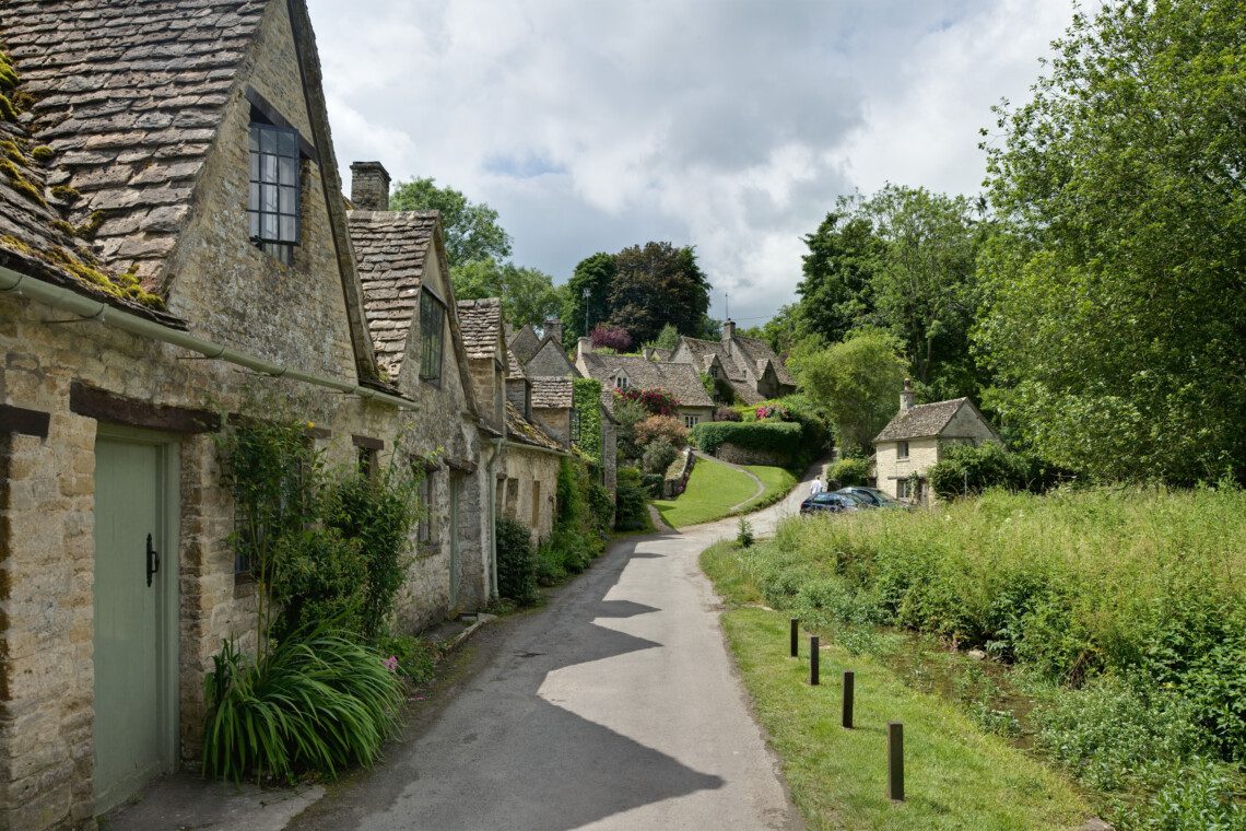 Bibury Cottages in the Cotswolds June 2007